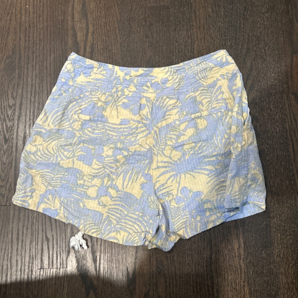 Free People Yellow And Blue Shorts - Picture 2 of 3